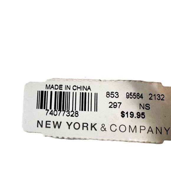 NY & Co Beaded Coiled Bracelet Stacked Pink Silver NWT - Picture 4 of 8